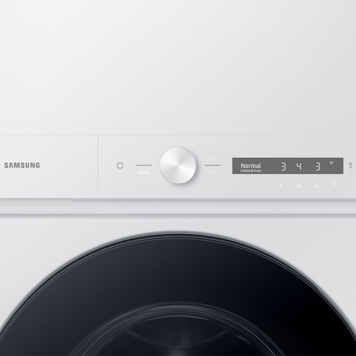 Laundry Hub Bespoke Samsung Wh22Dbh570Gwax 22 Kg/24 Kg Blanca