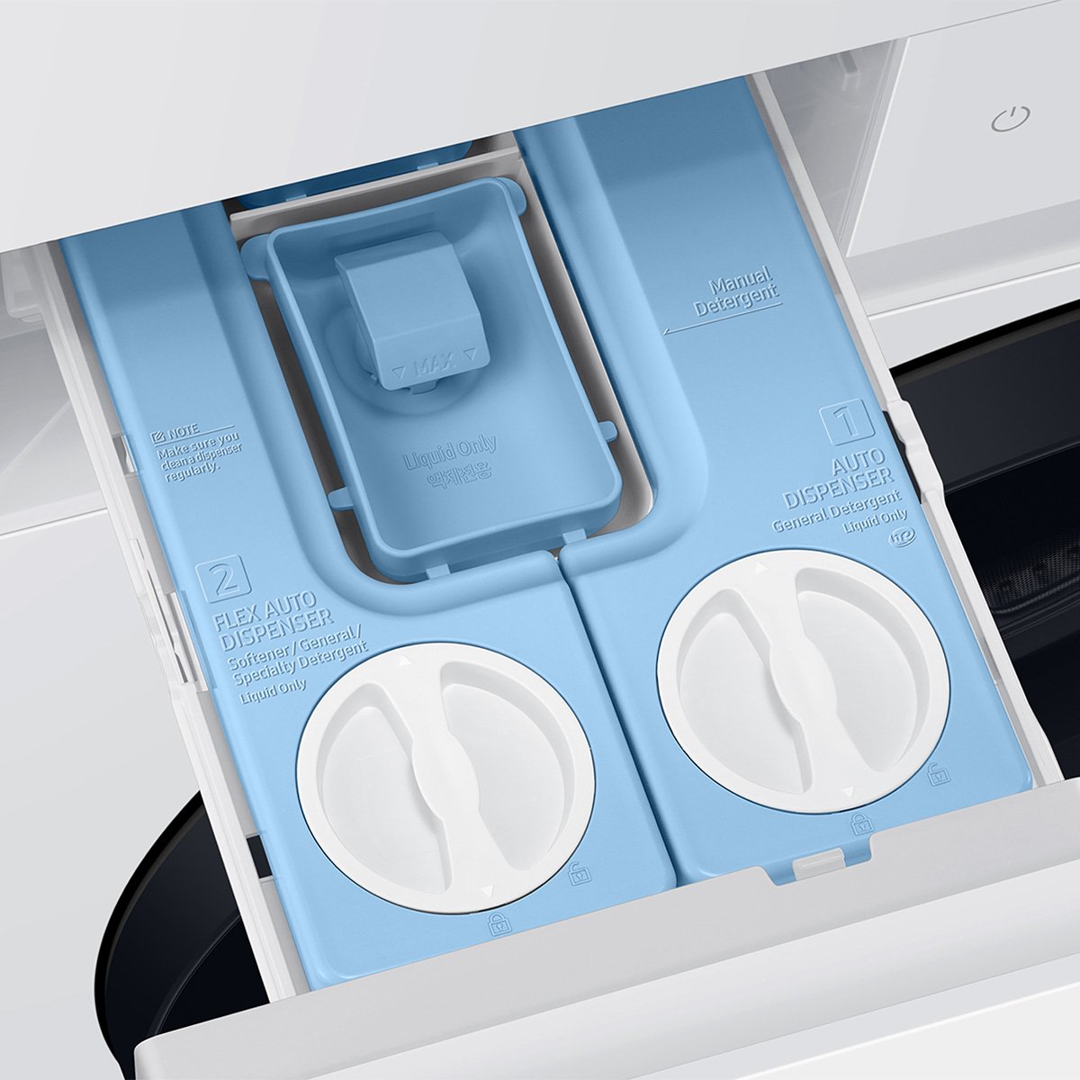 Laundry Hub Bespoke Samsung Wh22Dbh570Gwax 22 Kg/24 Kg Blanca