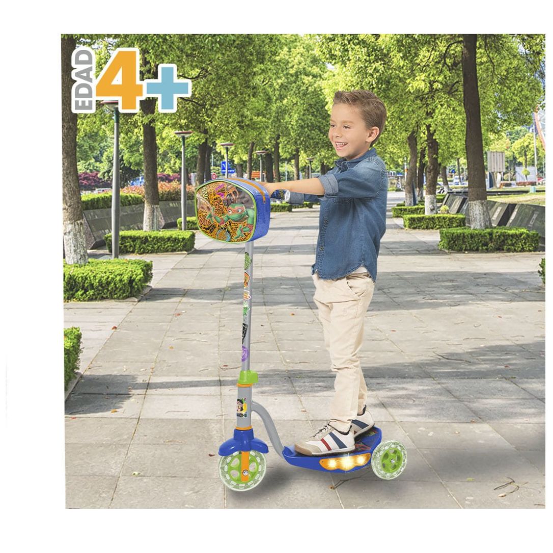 Scooter Tortugas Ninja con Luces en Plataforma