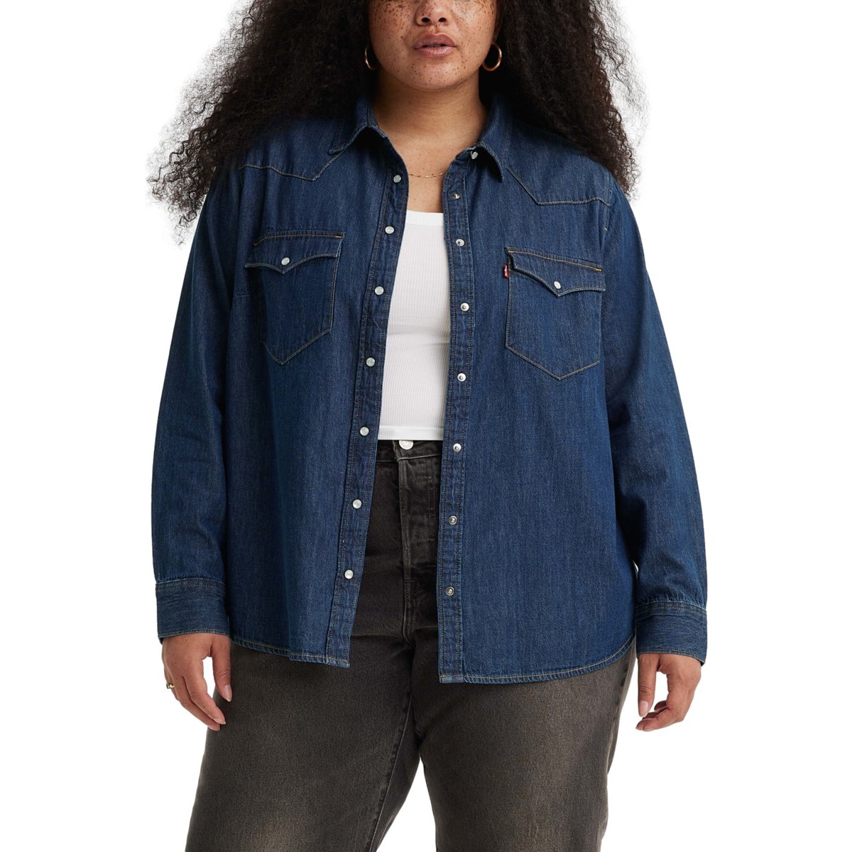 Levi's® Camisa Western para Mujer Grande