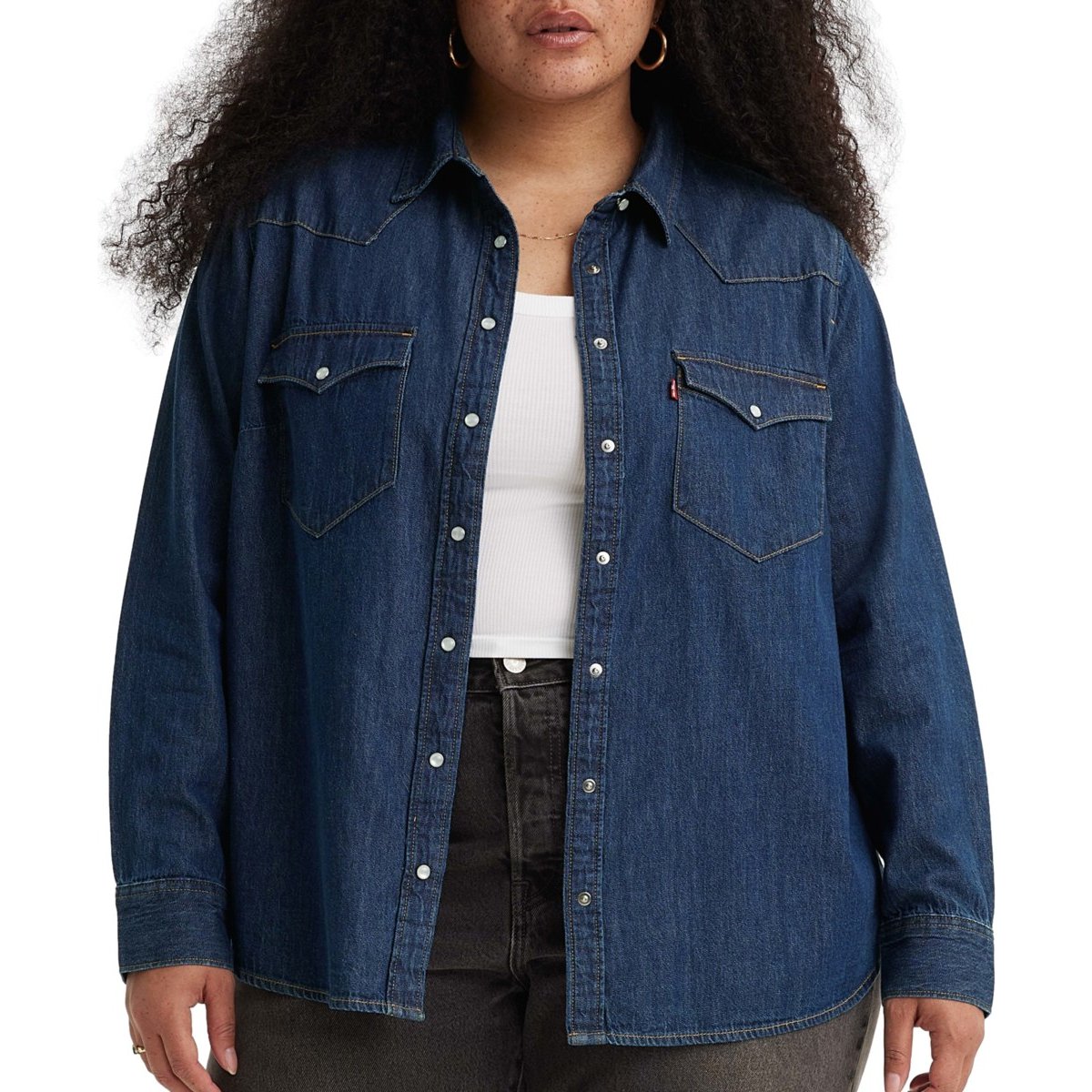 Levi's® Camisa Western para Mujer Grande