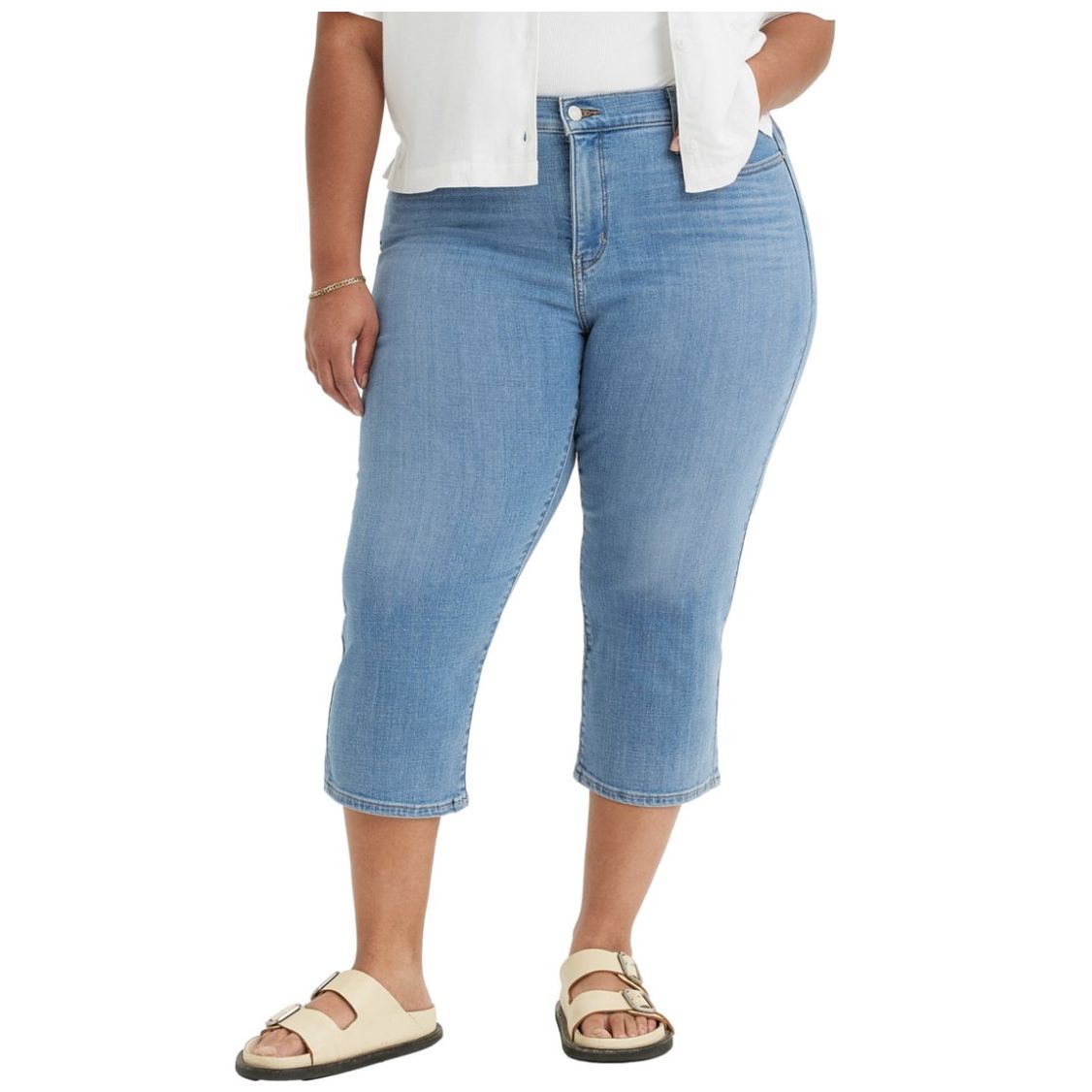 Jeans Skinny Fit Levi's Capri para Mujer Curvy