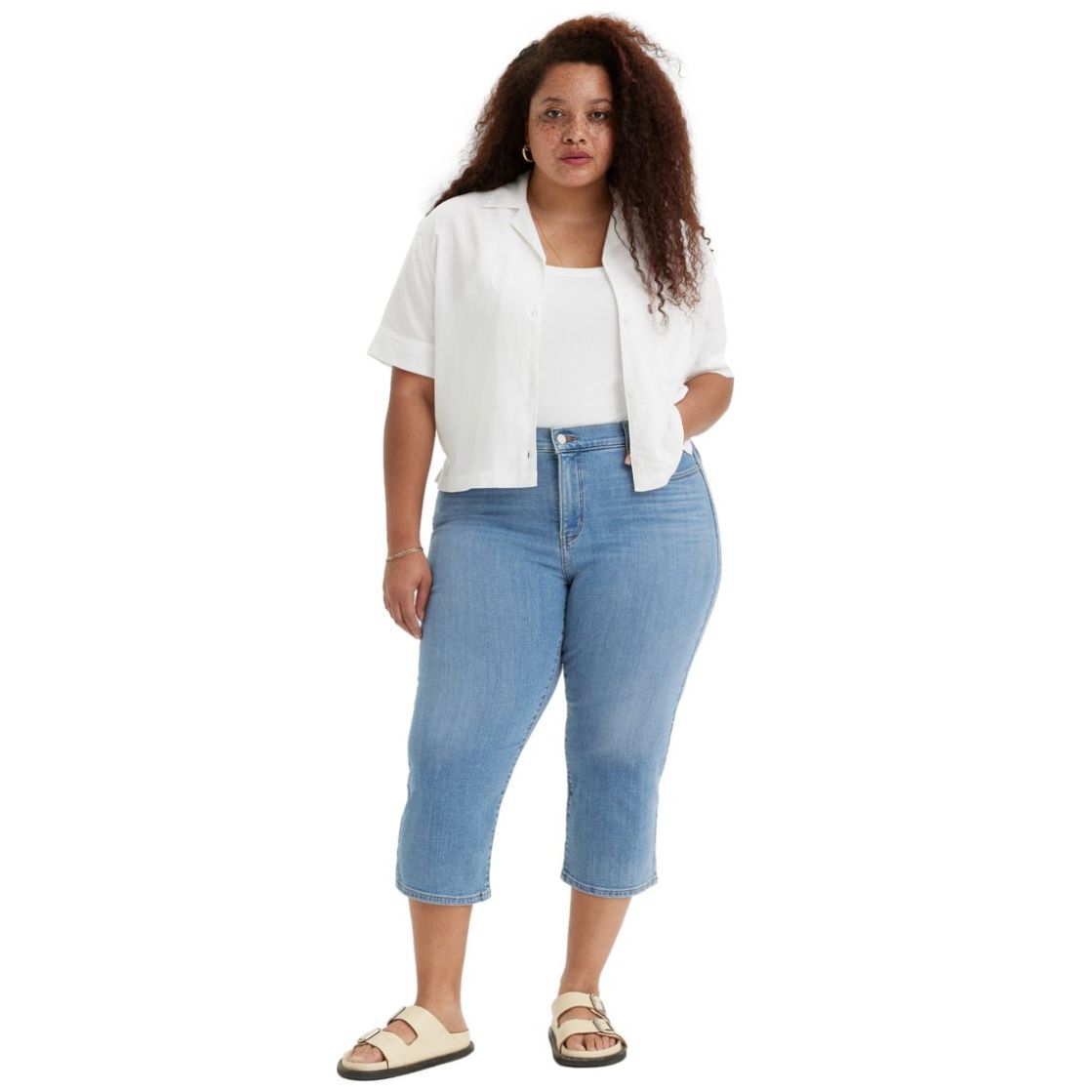 Jeans Skinny Fit Levi's Capri para Mujer Curvy