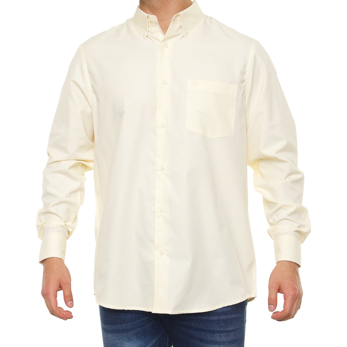 Camisa Regular Manga Larga para Hombre Sansabelt