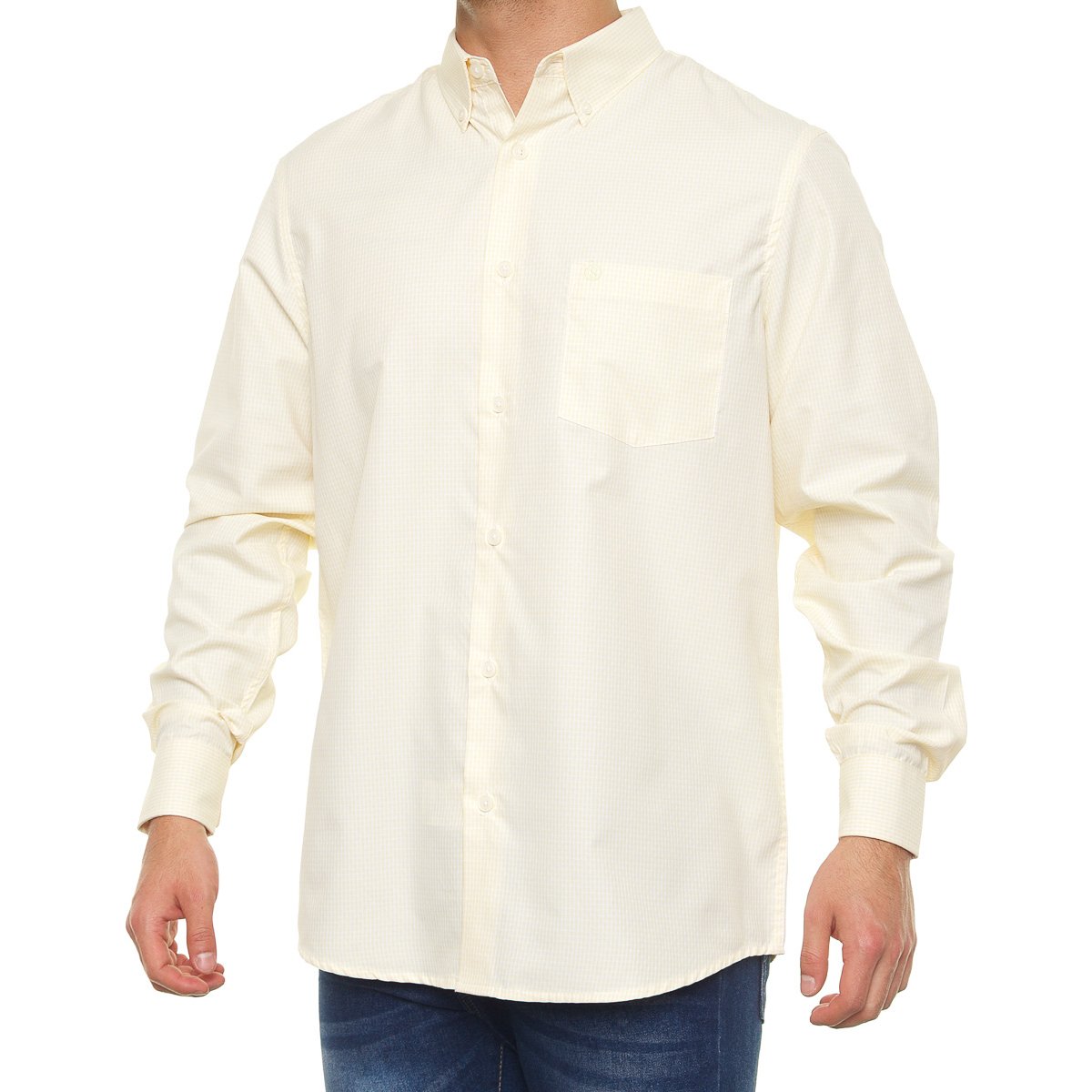 Camisa Regular Manga Larga para Hombre Sansabelt