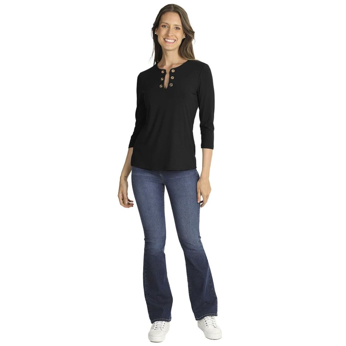 Blusa con Diseño Liso Foley's para Mujer