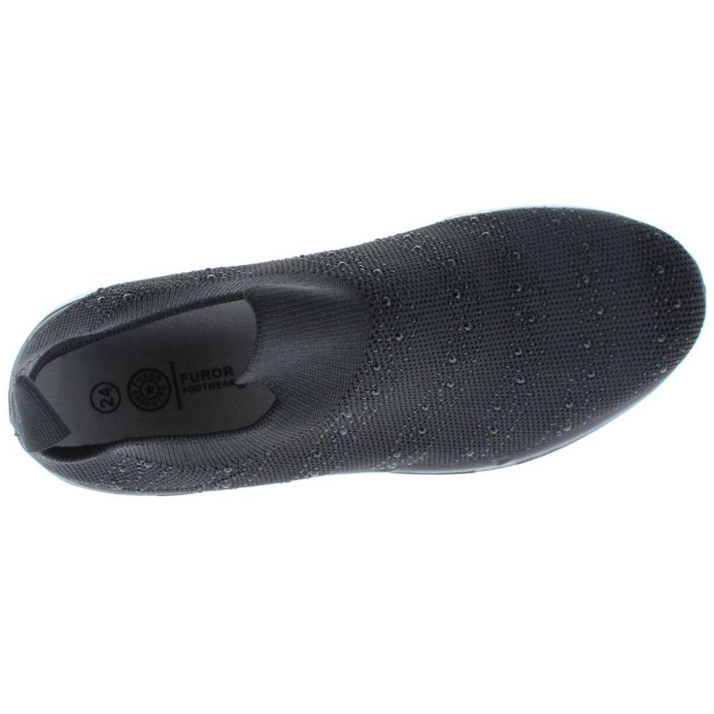 Tenis Sport con Aplicaciones Negro Furor