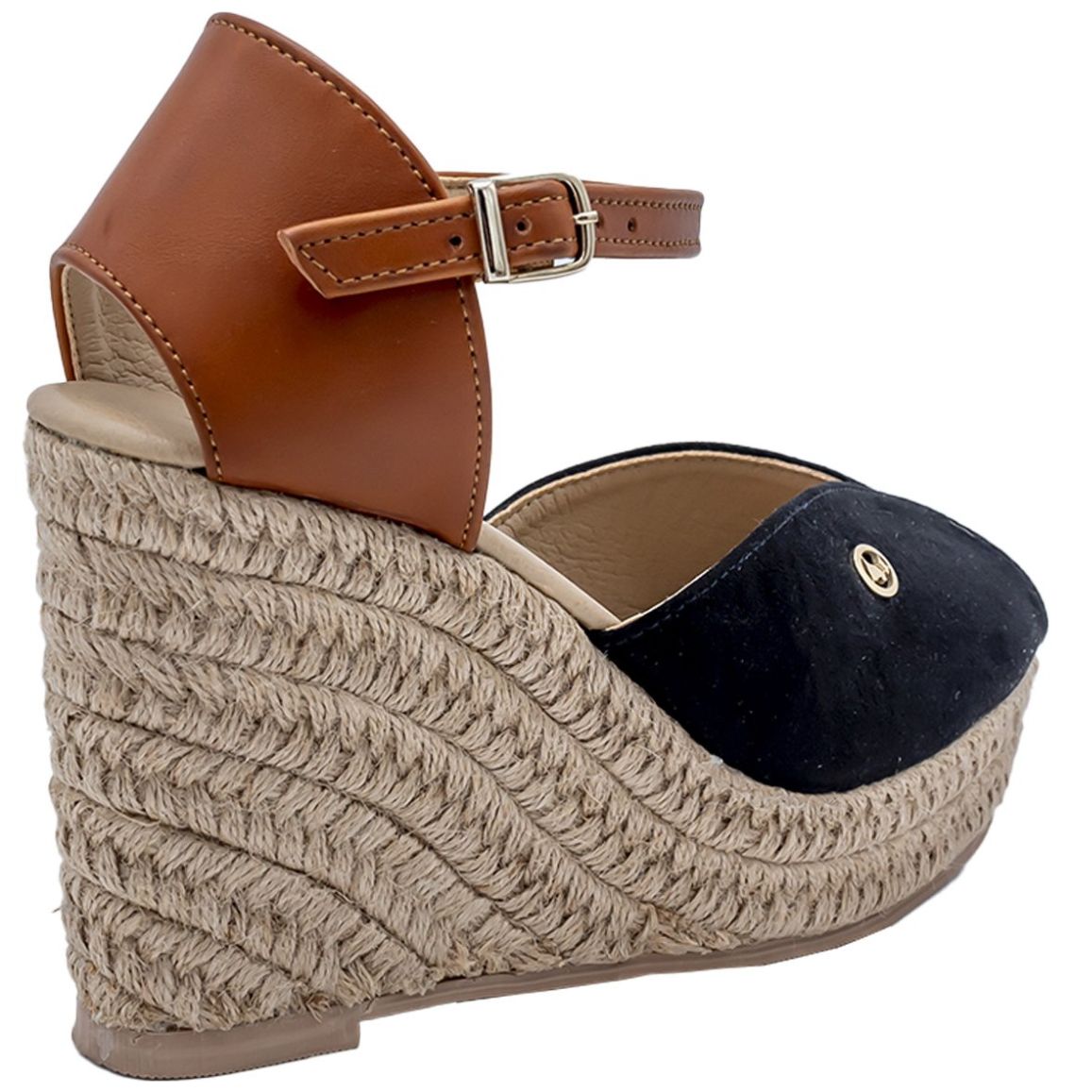 Alpargata Boca de Pez Negra Ferrioni