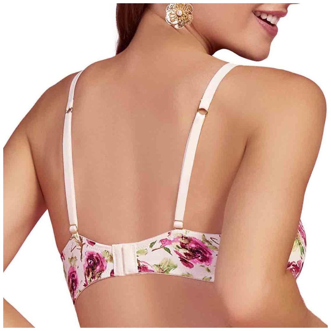 Brasier Estampado Flores Rojas Ilusion