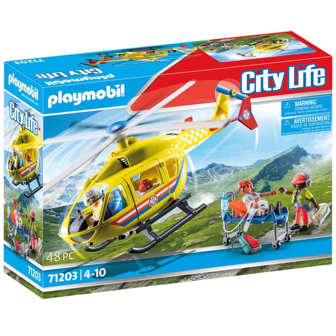 City Life Helicóptero de Rescate Playmobil