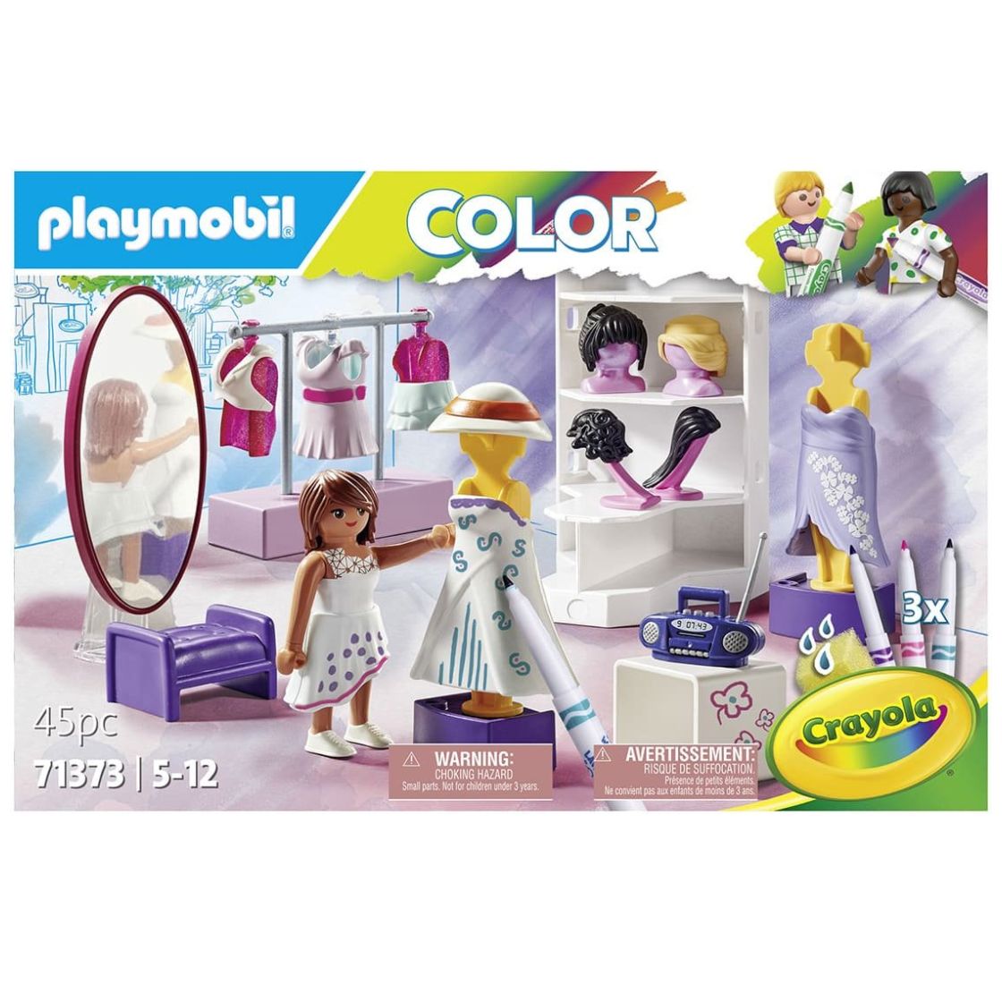 Conjunto de Diseño de Moda Playmobil Color