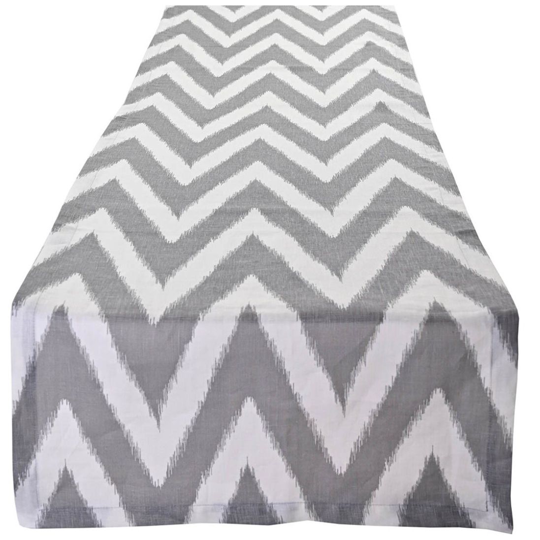 Camino Mesa 1.80X50 Linen Zigzag Grey Home & Details