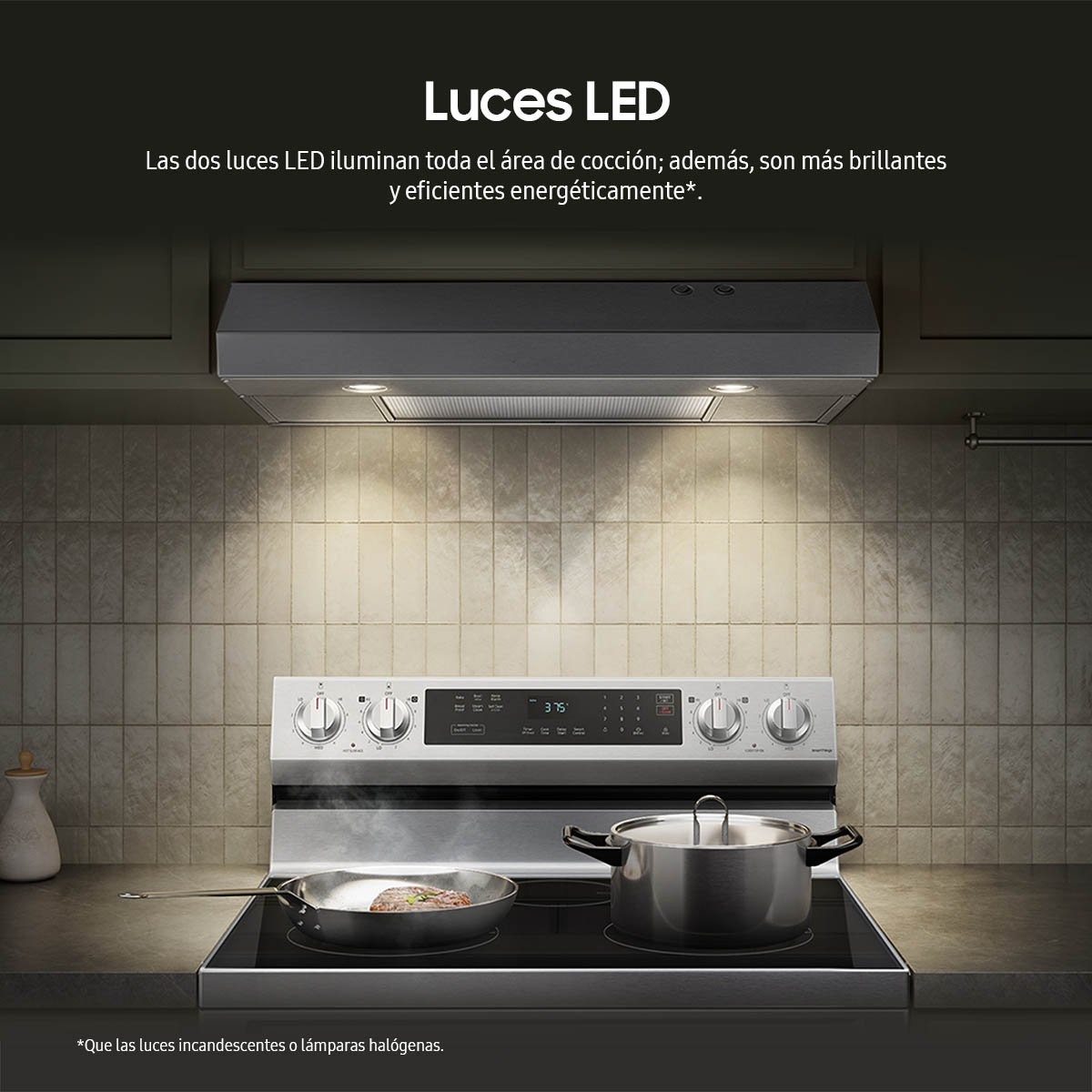 Campana de Pared Samsung 76 Cm Acero Inoxidable 2 Velocidades con Luz Led Nk30B3000Us/ax