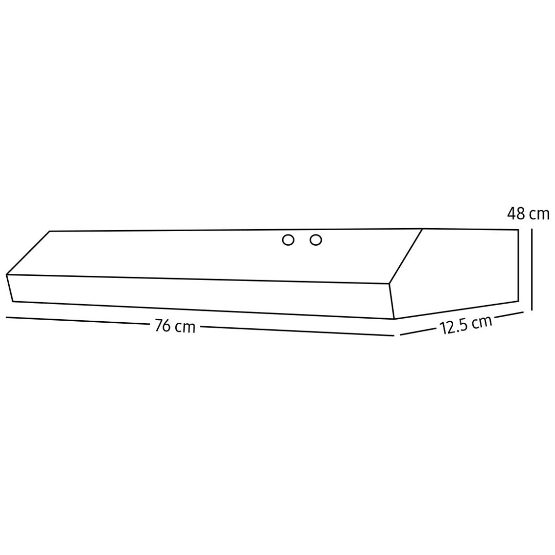 Campana de Pared Samsung 76 Cm Acero Inoxidable 2 Velocidades con Luz Led Nk30B3000Us/ax