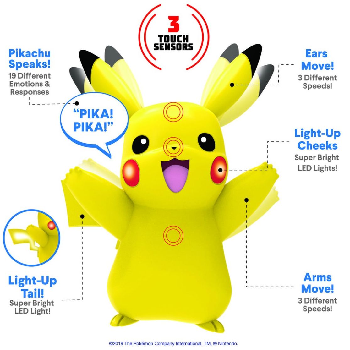 Pokémon Figura Pikachu entrena y juega deluxe