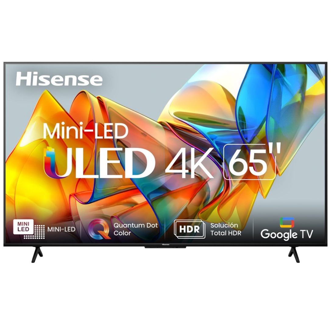 Pantalla Hisense 65" Miniled 4K Android 65U6K