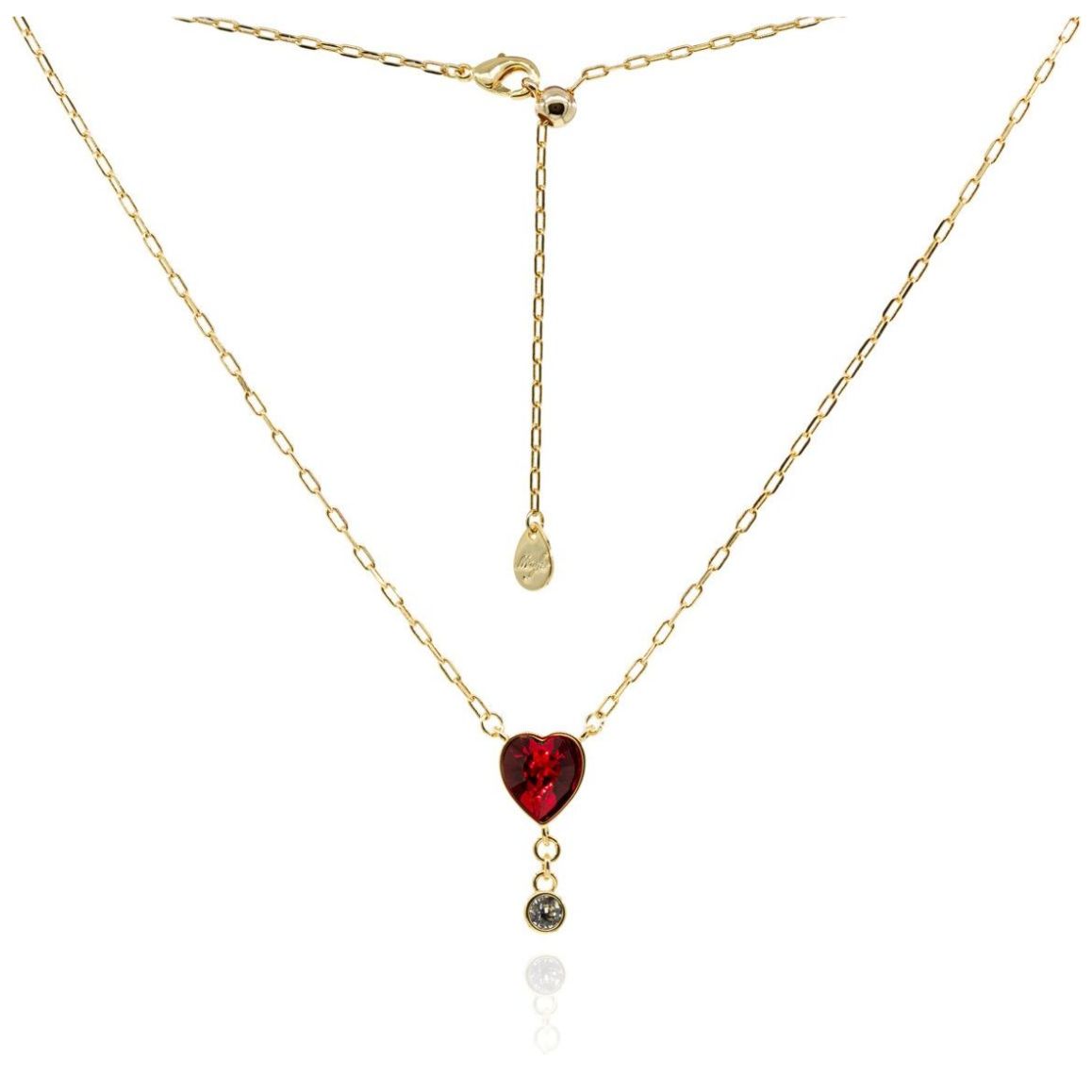 Gargantilla con Dije Corazón Rojo Cristal Links Mayfer