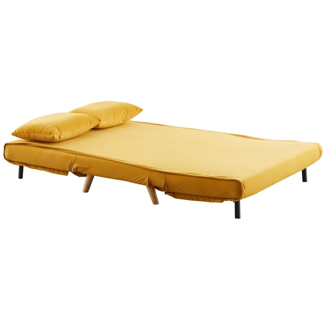 Sofá Cama Amarillo Mostaza Ba04-2 Wang