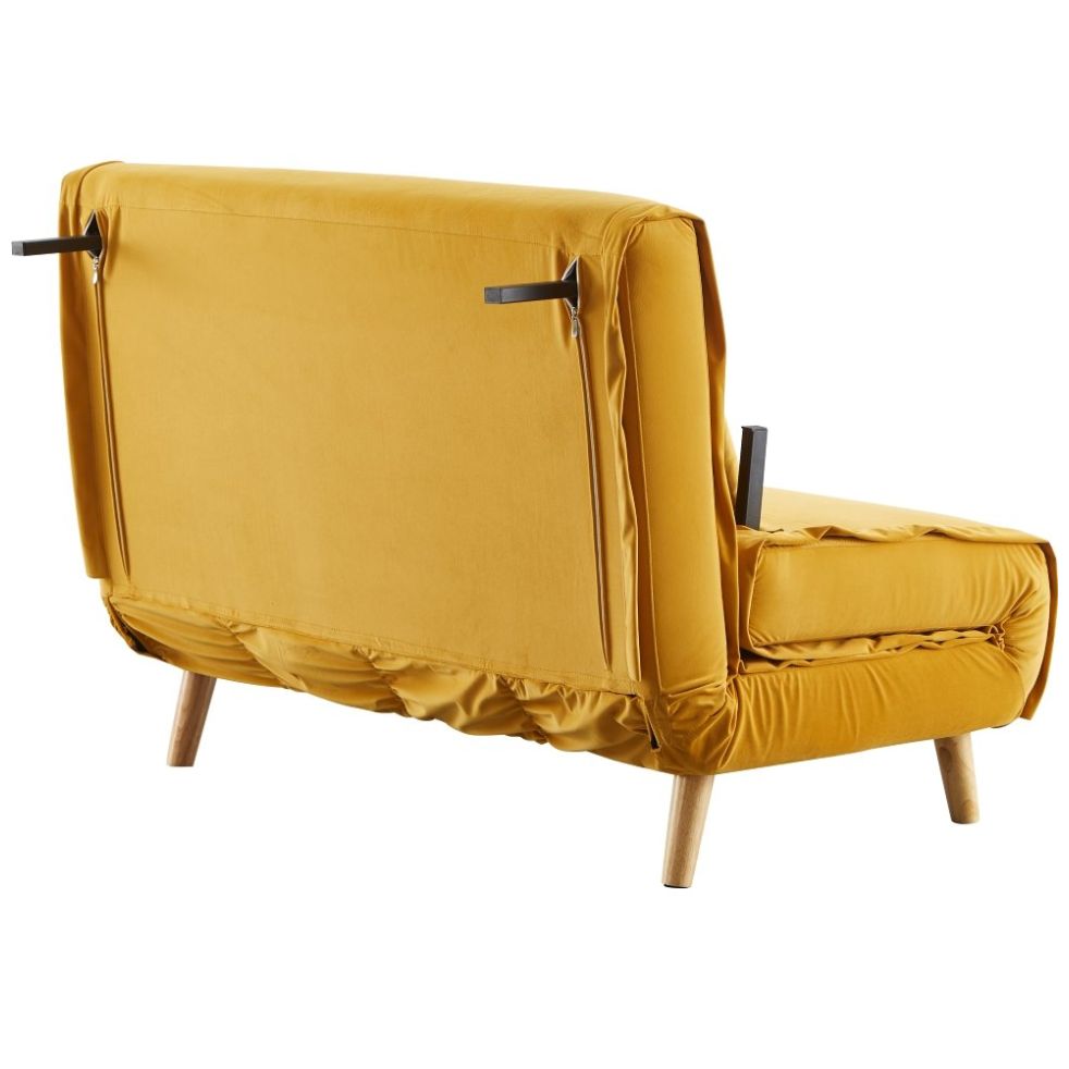 Sofá Cama Amarillo Mostaza Ba04-2 Wang