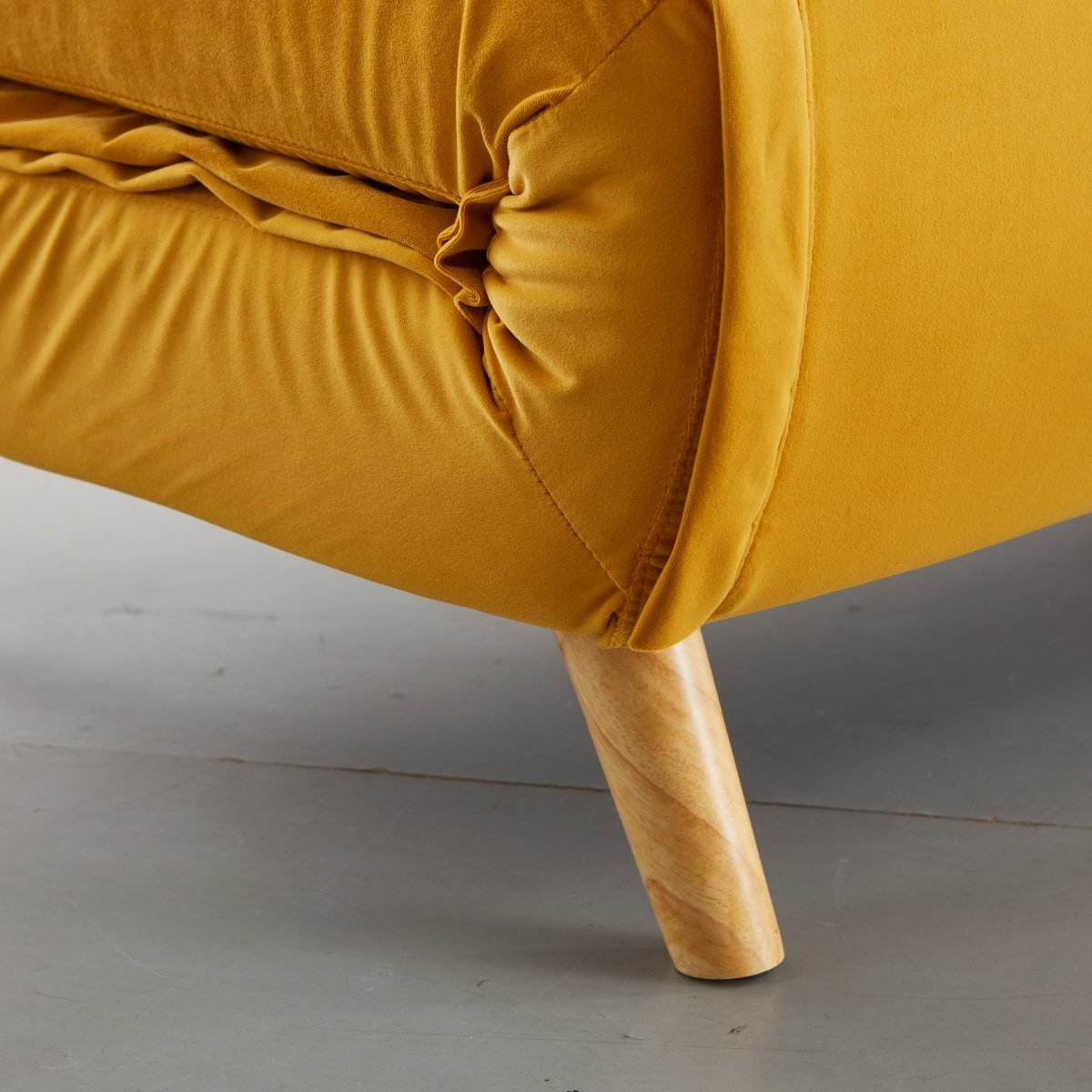 Sofá Cama Amarillo Mostaza Ba04-2 Wang