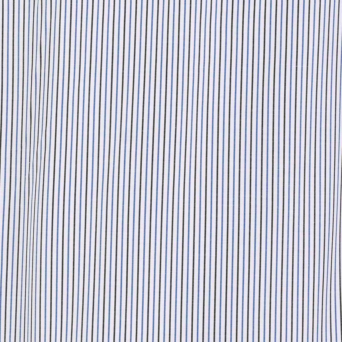 Camisa Manga Larga Rayada Mihel Blanc para Hombre Plus