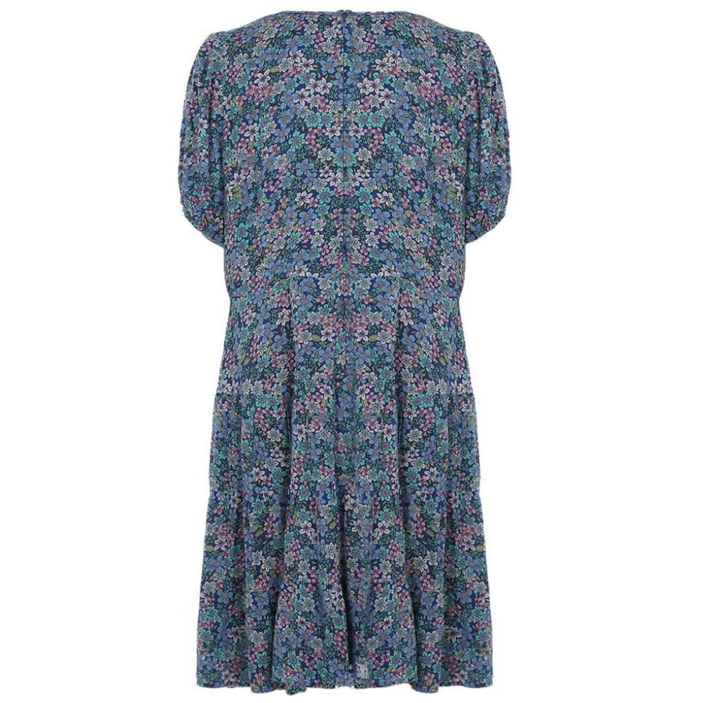 Vestido Estampado con Manga Corta Life Styler para Mujer