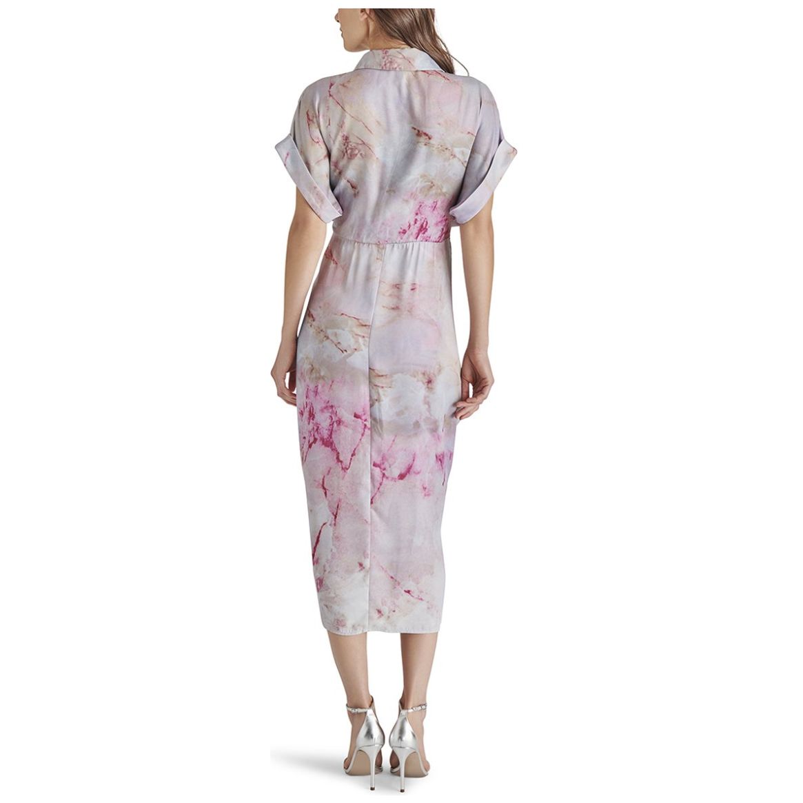 Vestido Steve Madden Midi Drapeado para Mujer