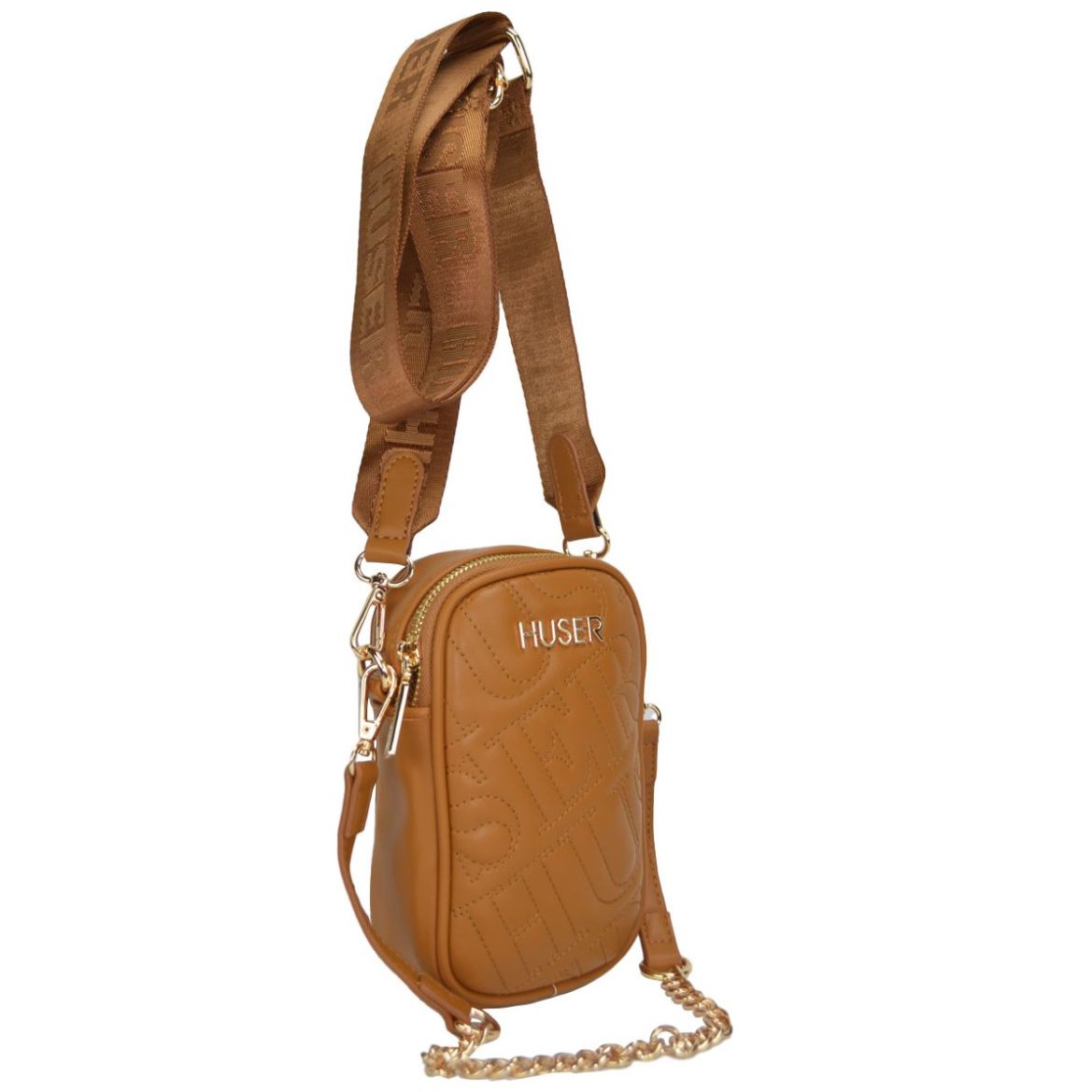 Bolsa Huser Tipo Crossbody Café