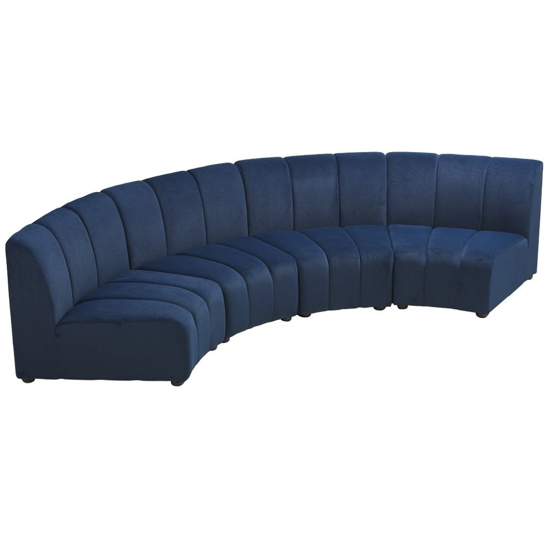 Sofá Modular Azul Marino Ns36 Wang