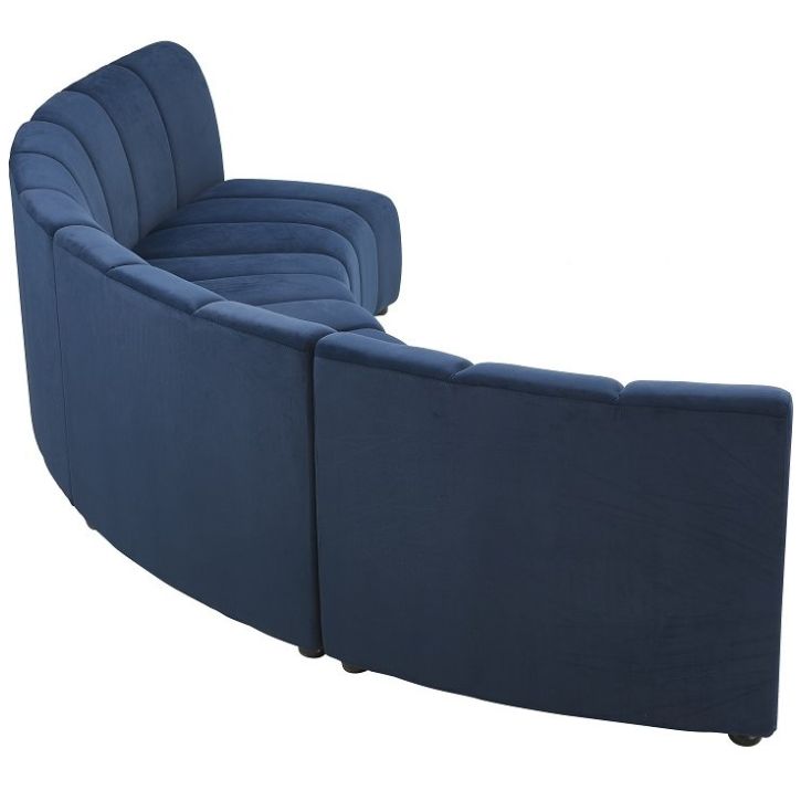 Sofá Modular Azul Marino Ns36 Wang