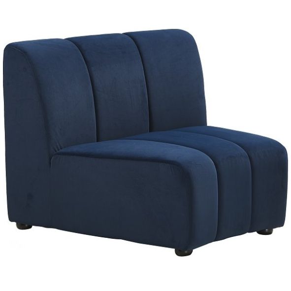 Sofá Modular Azul Marino Ns36 Wang