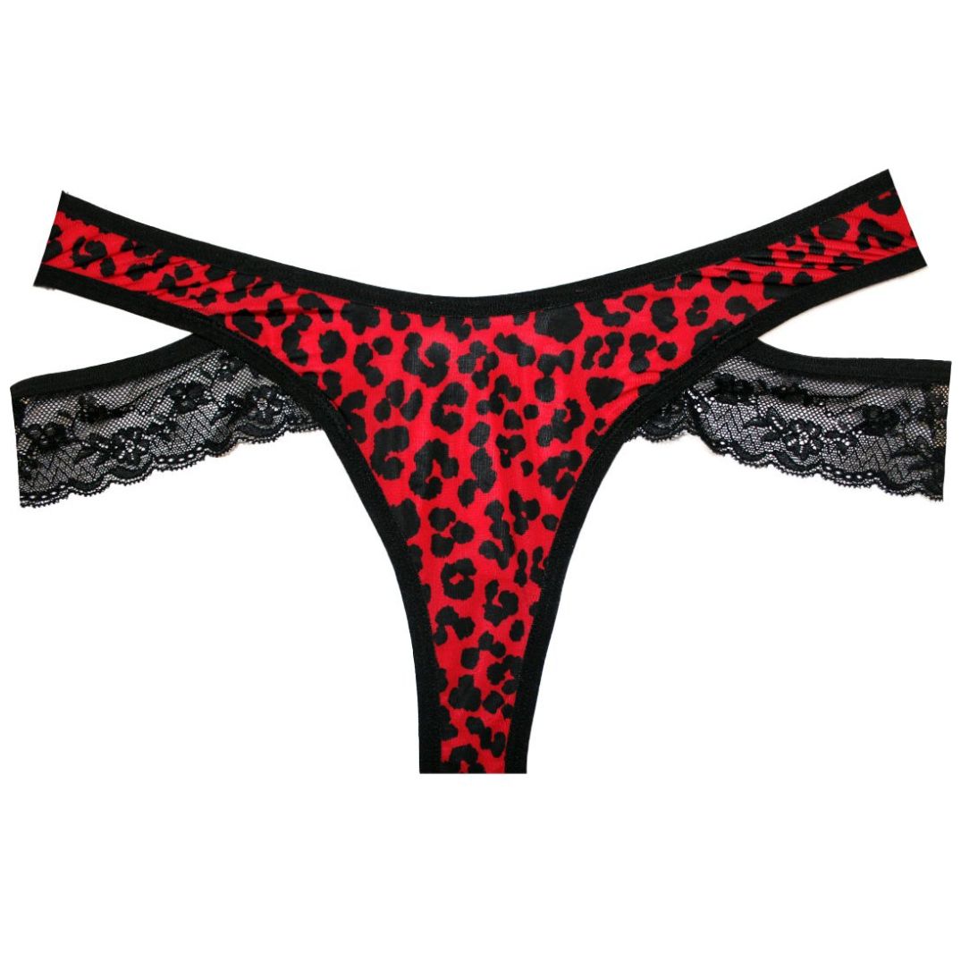 Tanga Roja con Tira en Costados Vicky Form