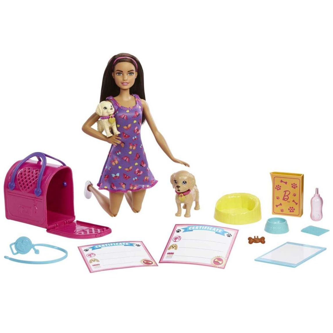 Barbie Set de Juego Adopta un Cachorrito