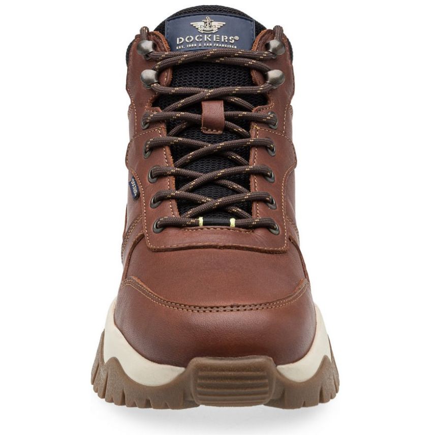 Bota en Piel Dockers Café para Hombre