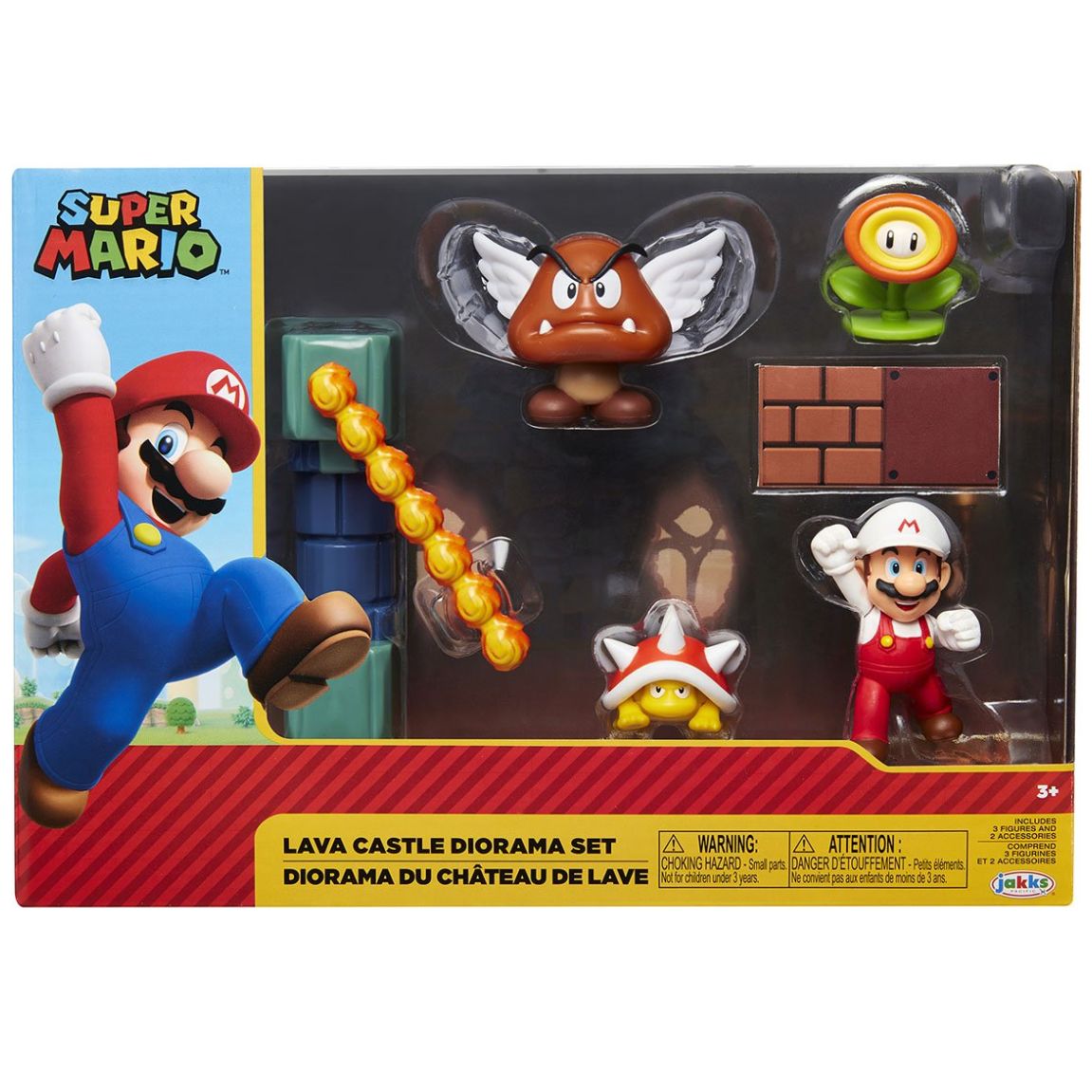 Diorama Castillo de Lava Nintendo 2.5 Super Mario