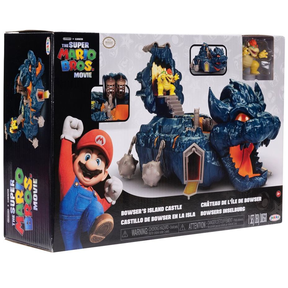 Set de Juego Castillo de Bowser en la Isla The Super Mario Bros Movie