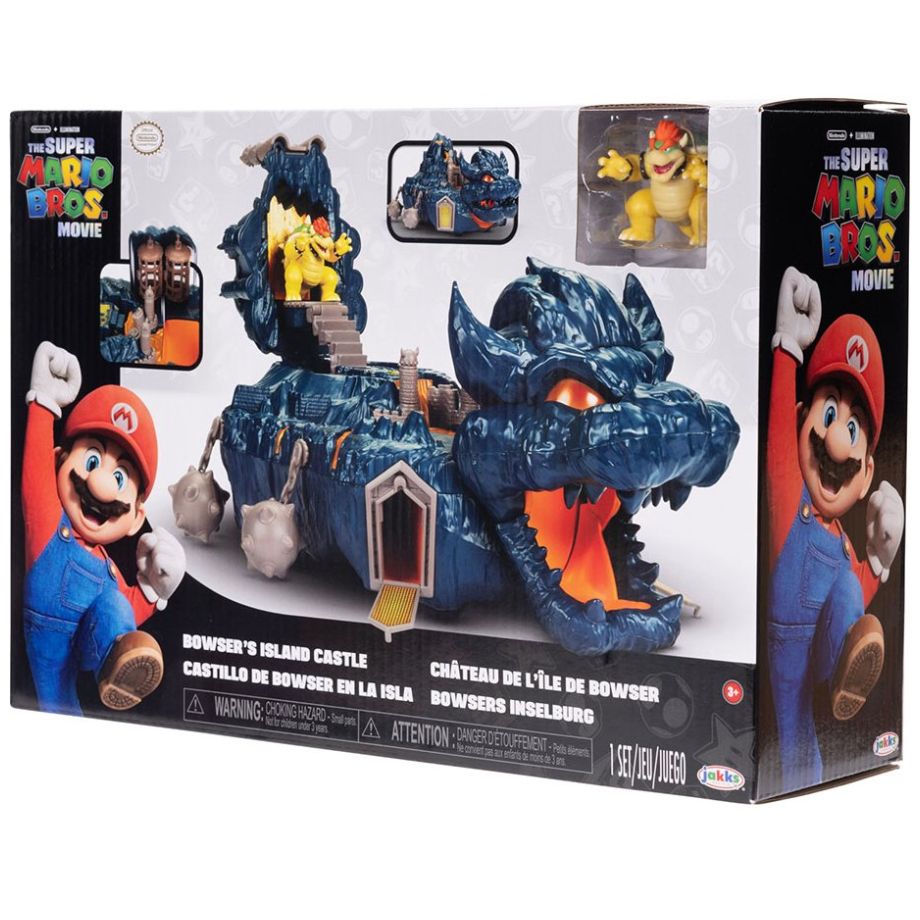 Set de Juego Castillo de Bowser en la Isla The Super Mario Bros Movie