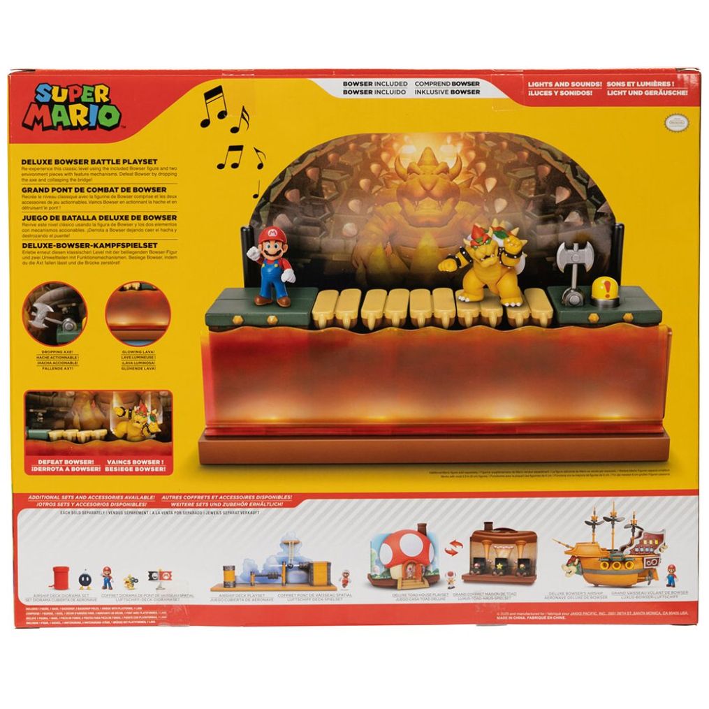 Juego de Batalla Deluxe de Bowser The Super Mario Bros Movie