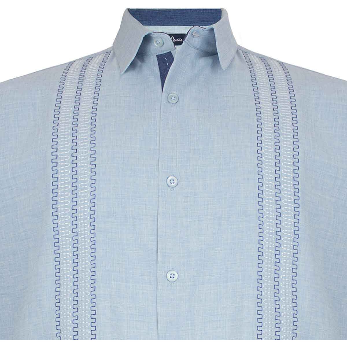 Guayabera Bordada Manga Corta G Candila para Hombre