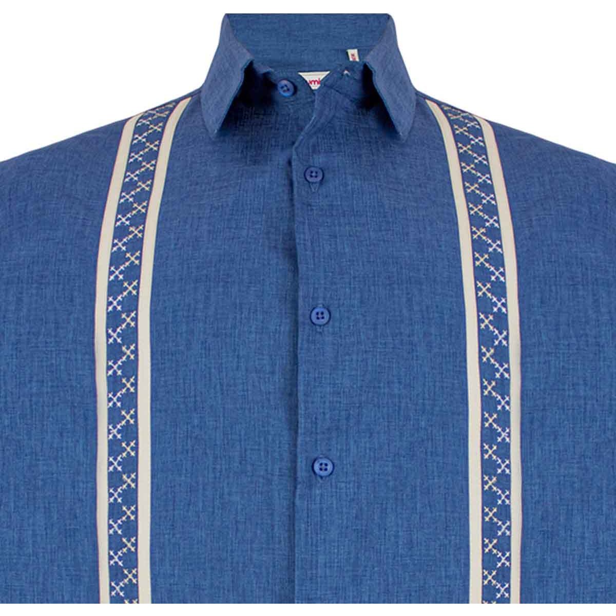 Guayabera Bordada Manga Corta Cancumisa