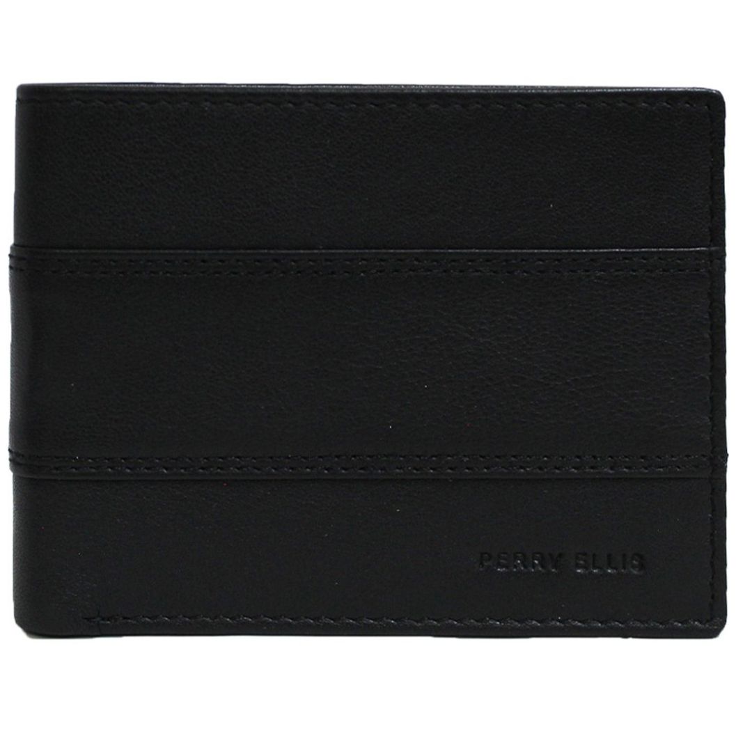 Billetera Perry Ellis Fabricada en Piel Bovina