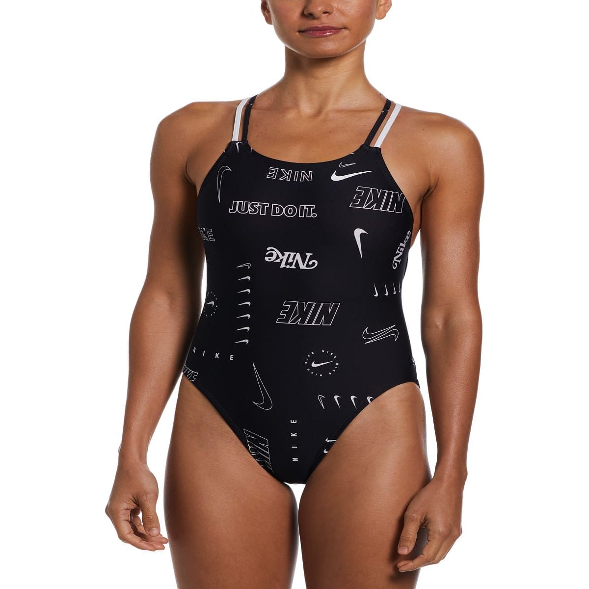 Traje de Baño Cuello Redondo Swim Nike para Mujer