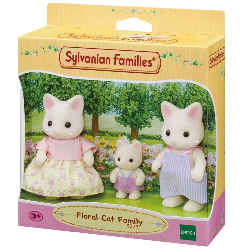 Familia Gato Floral Sylvanian Families
