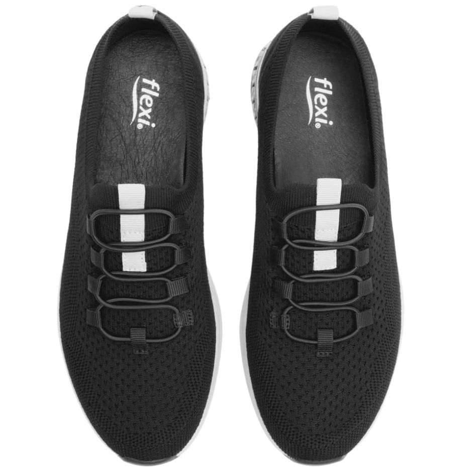 Sneaker Slip On Textil con Agujeta para Mujer Flexi