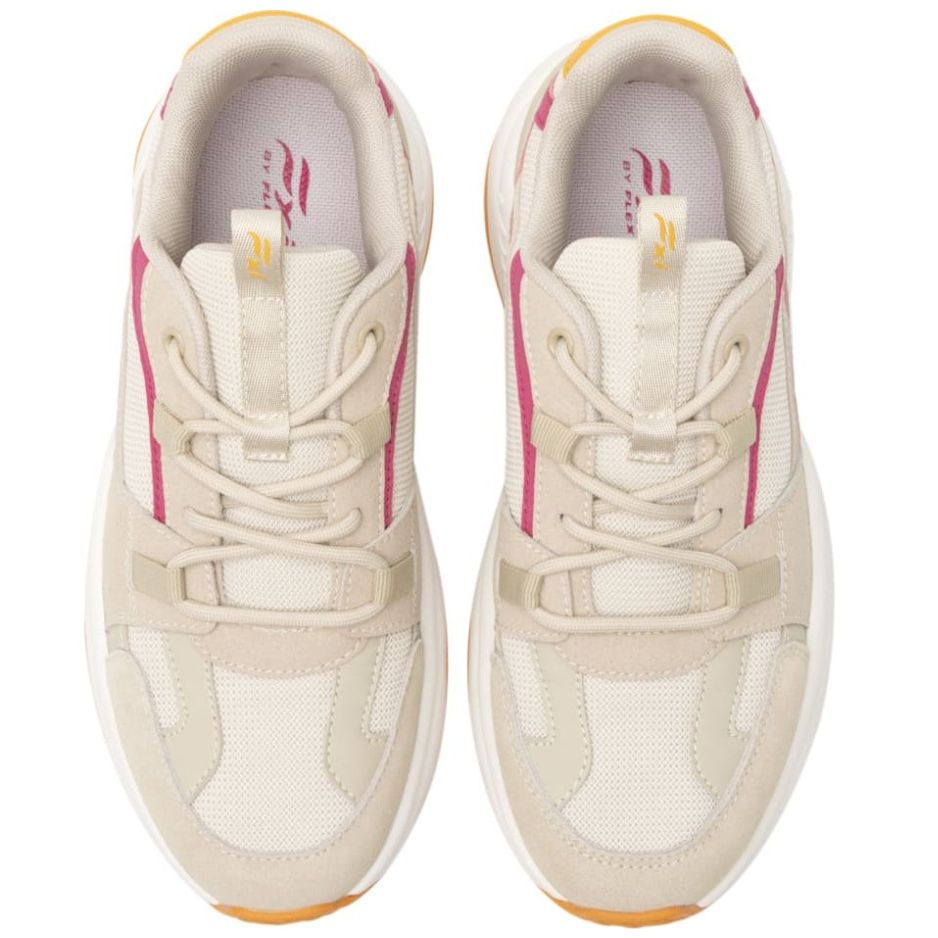 Tenis Flexi con Suela Bicolor Beige