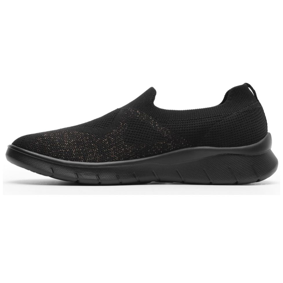 Sneaker Slip On para Mujer Flexi Textil Negro