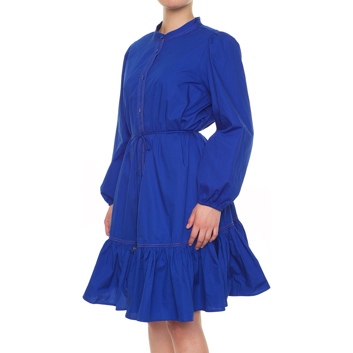 Vestido Corto Manga Larga Cuello Mao  para Dama Lifestyler