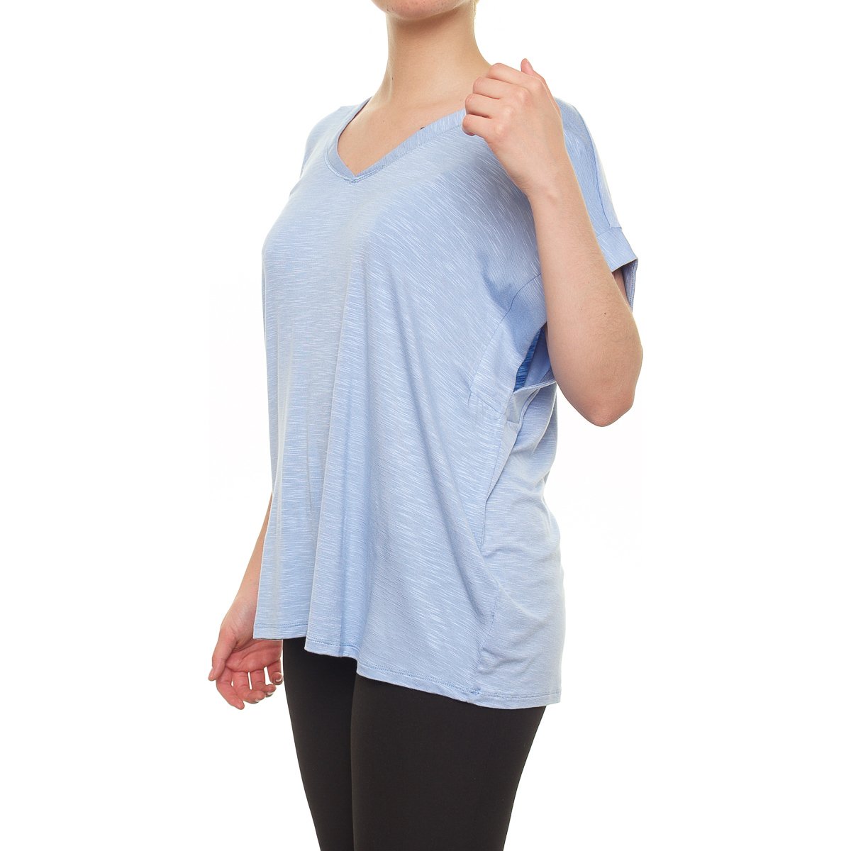 Playera Cuello V Manga Corta  para Dama Lifestyler