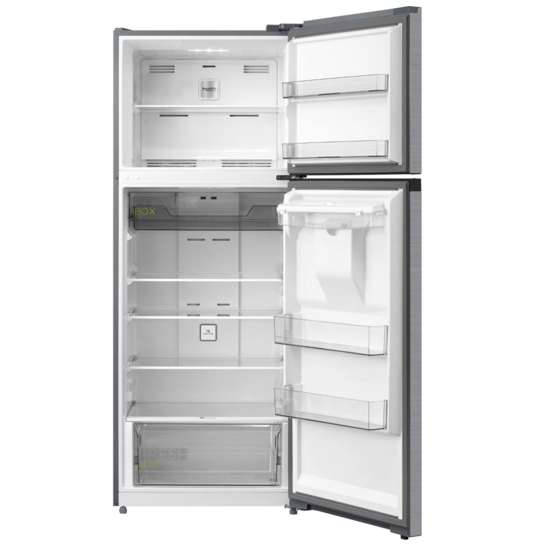 Refrigerador Top Mount Midea 17 Ft Inoxidable Mdrt480Wendxw