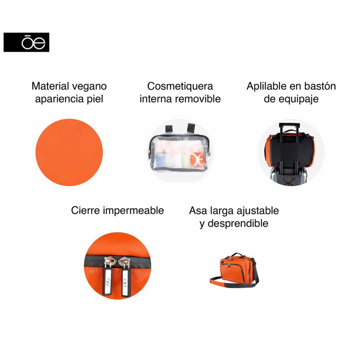 Duffle Zajin I 15" Naranja Cloe